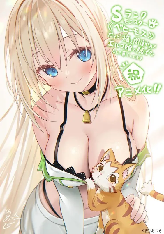 🖼名称：S级怪兽《贝希摩斯》被误认成小猫，成为精灵女孩的骑士（宠物）一起生活[全12集] 影视动漫